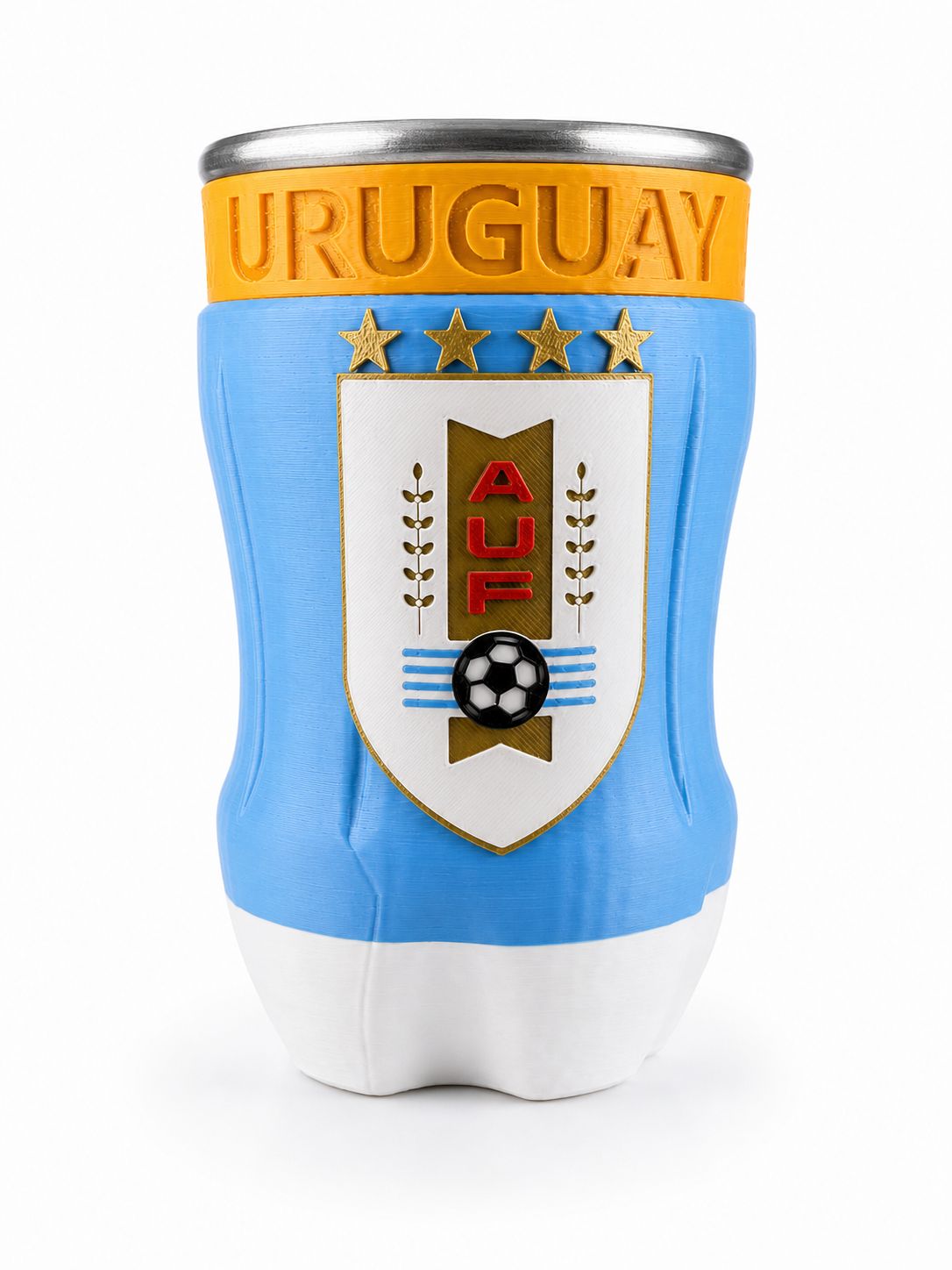 Vaso Uruguay Mundial impreso en 3D